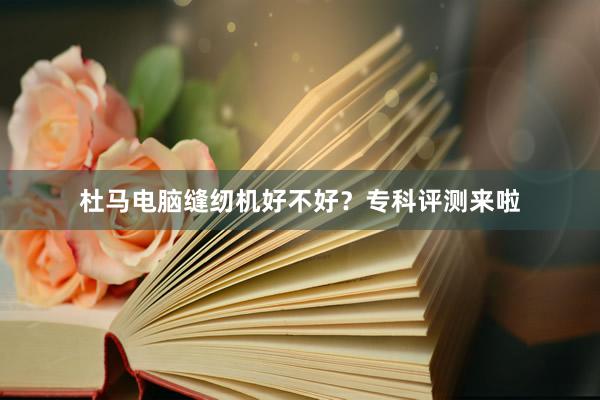 杜马电脑缝纫机好不好？专科评测来啦